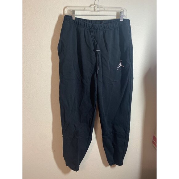 Nike Other - Nike Air Jordon Black Sweatpants Standard Fit Size Large Athleisure Fitness Z2